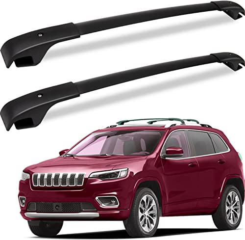 FengYu Roof Rack Cross Bars for 2014-2023 Jeep Cherokee Aluminum ...