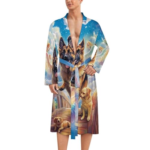 Albornoz de perro pastor alemán un regalo original de ropa de dormir suave