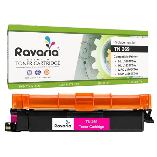 Image of TN 269 Compatible Toner Cartridge for Brother HL L3280CDW HL L3220CDW MFC L3760CDW DCP L3560CDW Printer (TN 269 Magenta Toner Cartridge Pack of 1)