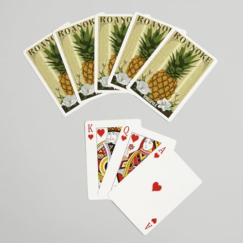 Baraja de cartas Lantern Press Roanoke Virginia poker miniatura 7