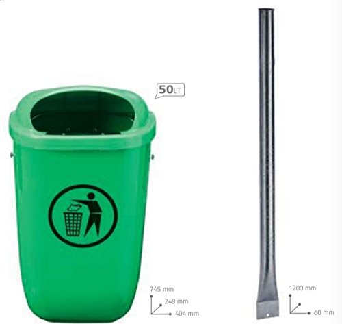 Papelera Multicolor de polietileno Medial Classic