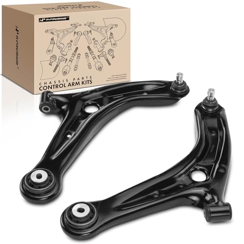 A-Premium 2 x Front Lower Control Arm, with Ball Joint & Bushing, Compatible with Ford Fiesta 2011-2019