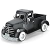 Vintage farmhouse black metal truck decor old farm car indoor decoration fall halloween trucks table kitchen centerpieces decorative outdoor garden cars planters  urban country home decor