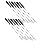 TOYANDONA 12 Stück Teiliges Fonduegabeln aus Edelstahl mit...