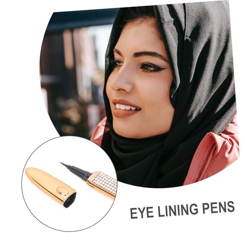 Set de 3 lápices delineadores adhesivos para ojos OUNONA miniatura 4