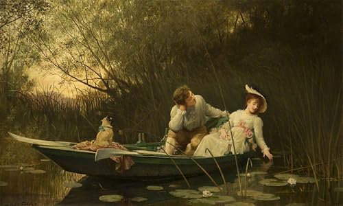 Impression sur toile Simpletons Luke Fildes 60x90cm pour la décoration de salon