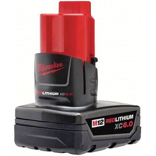 Milwaukee 48-11-2460 M12 XC 12V 6.0 Ah Extended Capacity Lithium-Ion Battery Pack