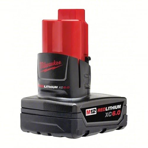 Image of Milwaukee 48-11-2460 M12 XC 12V 6.0 Ah Extended Capacity Lithium-Ion Battery Pack
