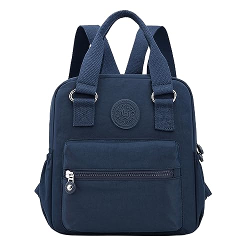 Sac à dos pour femmes anti-vol et sac à main d'école en nylon léger