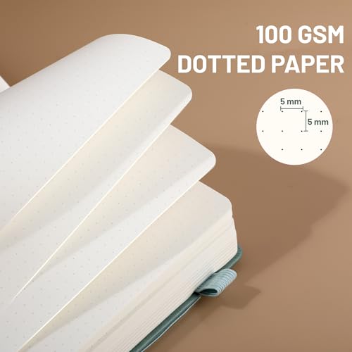 Bullet Carnet de notes à pois Vert B5 pour votre bureau