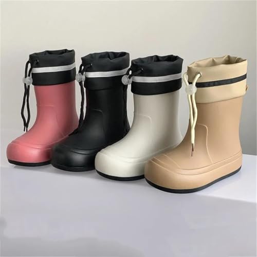 2024 New Children's Rain Boots Unisex Medium And Large Children's Summer Rain Boots Students' Outdoor Non-Slip Waterproof Shoes3