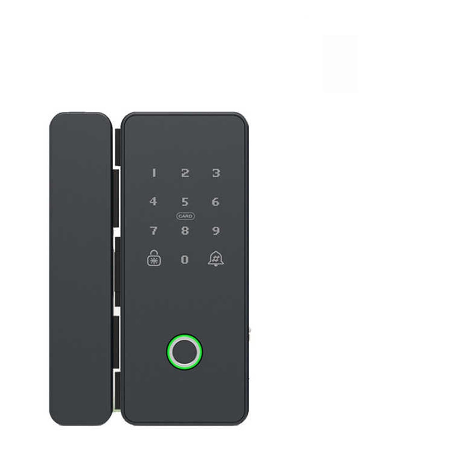 Serrure de porte électronique biométrique pour bureau moderne sans perçage