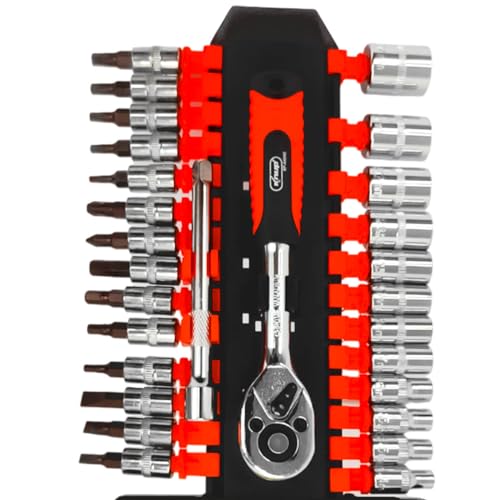 Conjunto Chaves Canhao Catraca 28 Peças Profissional