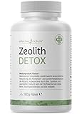 effective nature - Zeolith Detox - 180 g Pulver - Zertifiziertes Medizinprodukt zur Bindung von Schwermetallen - Natürliche Mineralerde - Produziert in Deutschland