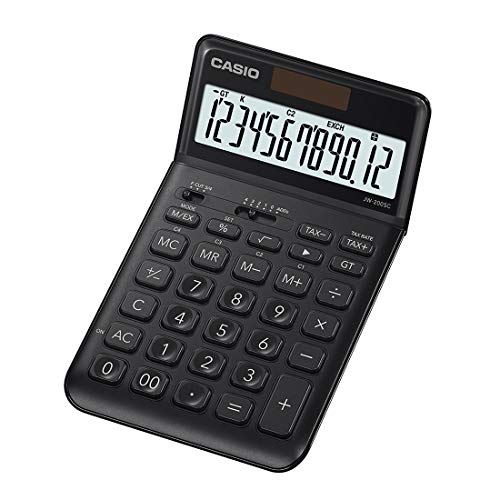 Image of Casio JW-200SC-BK Premium & Stylish Calculator (Black)