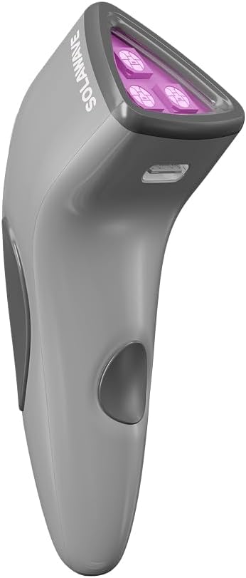 Solawave Bye Acne Spot Treatment, Red Light Therapy and Blue Light Therapy, Use Before Pimple Patches. Acne Light Device, Face Care Must-Have, Charcoal