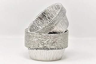 Bakery Direct 50 Round Silver Pukka Pie foils/Dishes