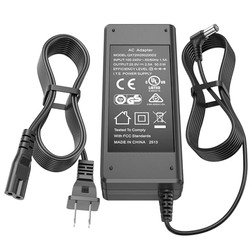 25V Power Cord for LG Electronics SoundBar 50W Adapter for LG Musicflow SK5Y SK6Y SK8Y NB3732A NB4533A NB3540 NB3730A NB4530 NB5540 NB5541 AS851 LAS851M DA-50F25 DA-38A25 EAY62909702 Charger