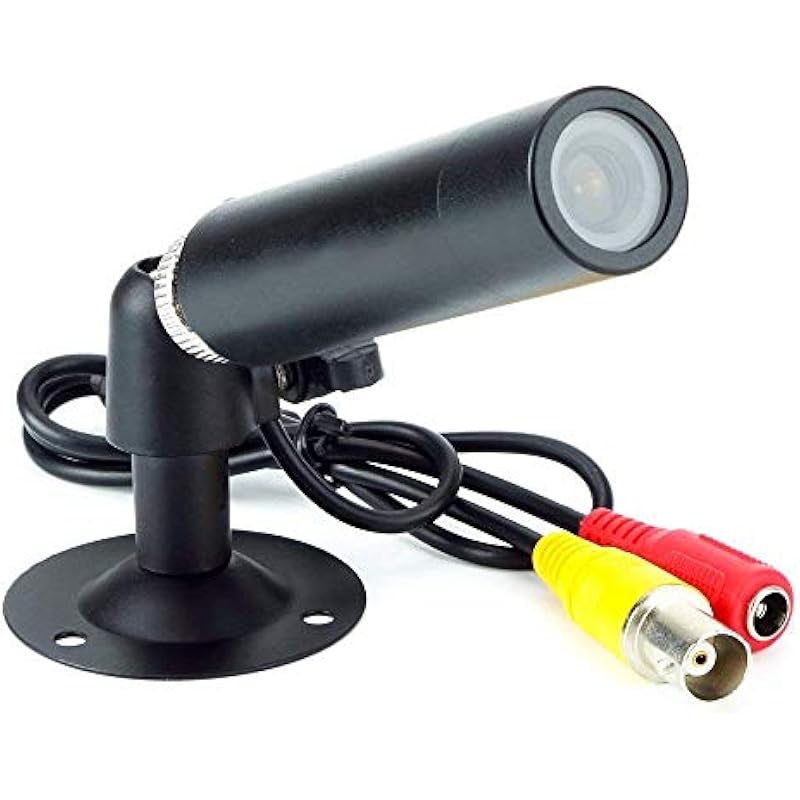 Vanxse® CCTV 1/3 CCD 1000TVL HD 3.6mm Mini Bullet Security Camera Indoor Surveillance Camera with Bracket