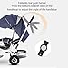 Portable Tandem Strollers 4 in 1 Portable Kids Trike Twin Trolley Bicycle Twin Stroller Large Space Metal Baby Carriage