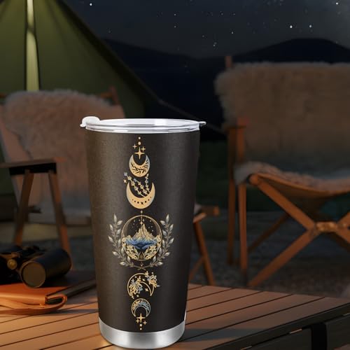 Image of AFRITEE Velaris City of Starlight Tumbler Cup - Mysterious Acotar 16 oz Cups with Lids and Straws Gift for Women, Acotar Coffee Tumbler Office Decoration Gift for Female Colleagues