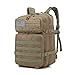 Delgeo Mochila Táctica 45L Gran Capacidad Múltiples Bolsillos Mochila Crossfit Nylon 900D Impermeable Robusto Mochila para Hombre y Mujer Mochila Senderismo, Acampada, Montañismo-Caqui