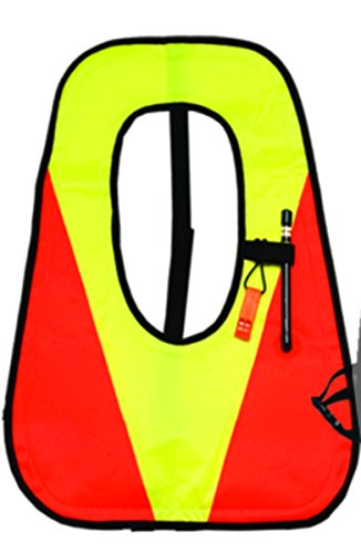 Innovative Deluxe Snorkel Vest with Plastic Valve (Orange/Yellow, Child)