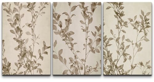 wall26 Canvas Print Wall Art Sepia Botanical for Living Room