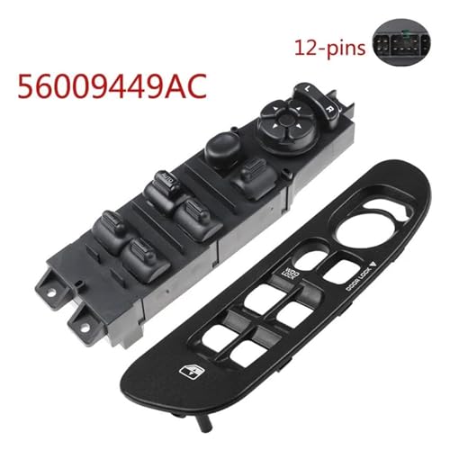 Interrupteur de lève-vitre bloqué Jeep Cherokee XJ solution commande principale électrique gauche - 3