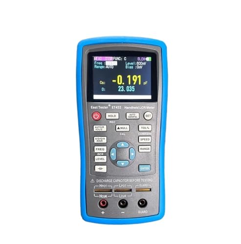 LCR デジタルブリッジメーター ET43 USB ハンドヘルド 高精度 静電容量 インダクタンス 抵抗 テスト デジタルディスプレイ 多機能テスター(ET431)