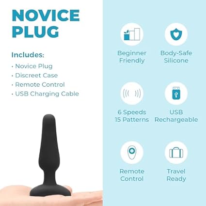 Vibro de anal plug B de Vibe Novice
