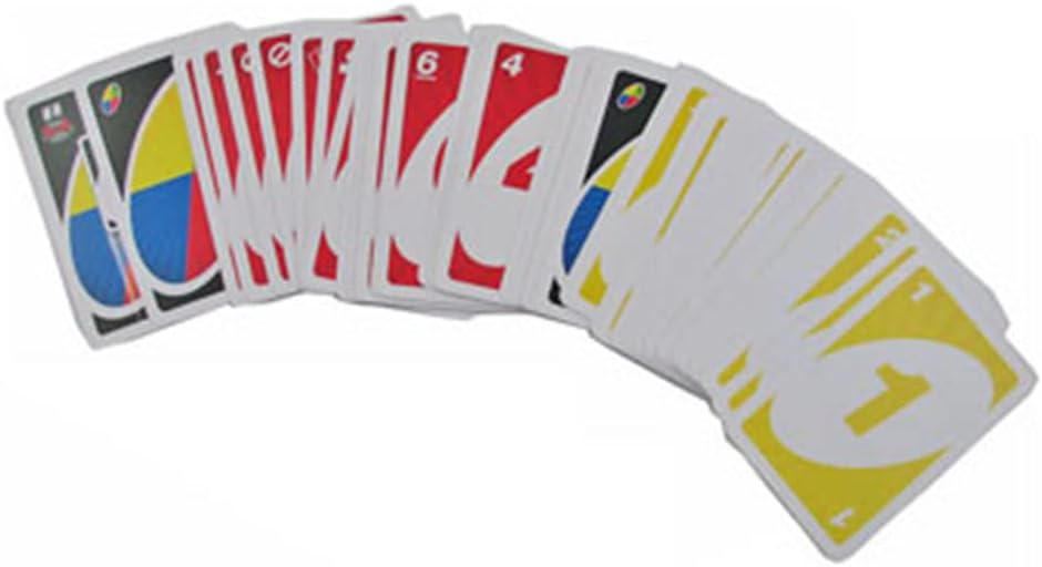 Replacement Part for Mattel Uno Blast - Y2318 ~ Replacement Cards, Yellow, Green, White, Red