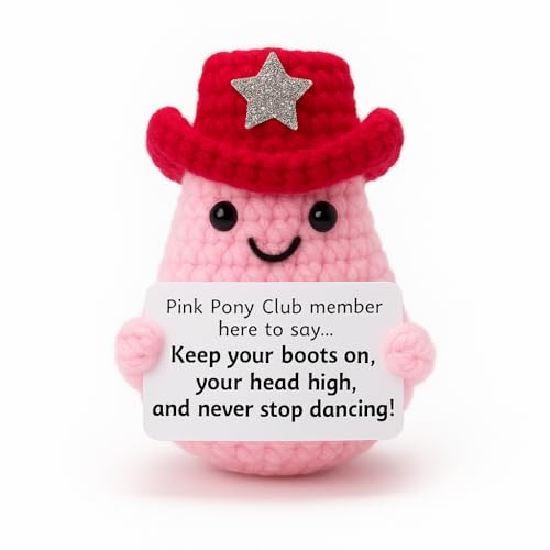M.O.Q. Pink Pony Club Cowgirl Crochet Doll