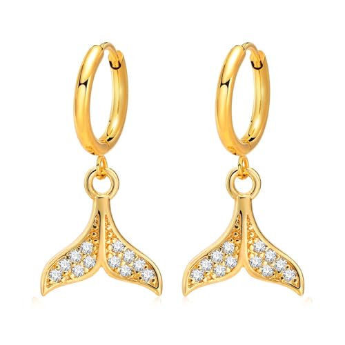 Boucles d'oreilles pendantes cœur et astres pour un look chic de fête