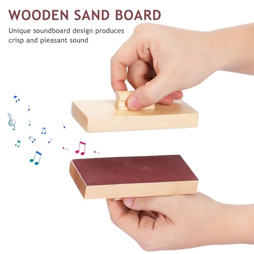 Instrumentos de percusión de madera SEWACC para el ritmo infantil 2