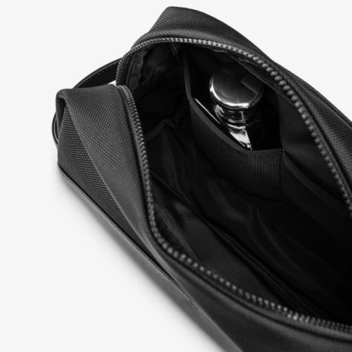 Image of Handcuffs Toiletry Bag for Men & Women, Travel Pouch for Shaving Kit & Cosmetics | Water Resistance Pouch for Travel | Accessories Organiser (Black)