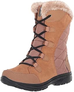 Columbia Women's Ice Maiden II Snow Boot, elk, Black, 10 Regular US