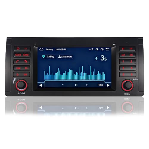【Supporto per telecamera di retromarcia】 Questo autoradio per BMW E39 e E53 è compatibile con telecamere di retromarcia AHD e dash-cam (vendute separatamente). Dubbi su quale telecamera convenga? Chiedi al nostro supporto – consigliamo l'opzione adatta. Problemi di installazione? Contattaci via Amazon, ti aiuteremo entro 24 ore. (ASIN telecamera: B0F2MZNR2H)​