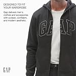 GAP Logo Heritage Hoodie Hooded Full Zip Sweatshirt - Image 3