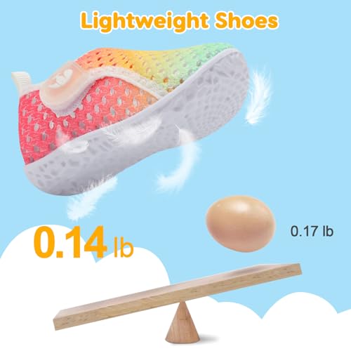 Image of FEETCITY Boys Girls Water Shoes Kids Aqua Socks Quick Dry Barefoot for Beach Swimming Pool