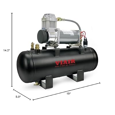 VIAIR (20007 Air Source Tank , Black