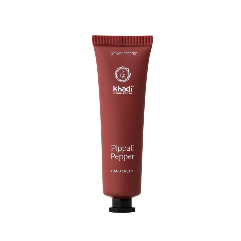 Crema de manos Pippali Pepper khadi alivia la piel seca sin grasa 6