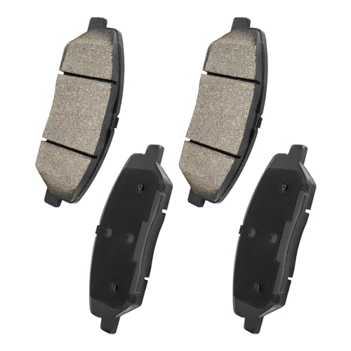 KAC Front Ceramic Brake Pad Set Driver and Passenger Side 4pcs Replacement for Santa Fe 2007-2009 2013-2016, Sedona 2006-2012 2014, Santa Fe 2007-2009, Entourage 2007-2008, Borrego 2009, D1202