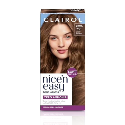 Clairol Nicen Easy Tone+Gloss Semi Permanent Hair Dye - 600/755 Light Brown