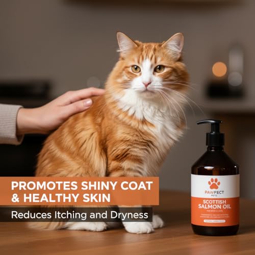 Scottish Salmon Oil for Dogs & Cats 500ml | Omega 3 6 & 9 Fish Oil For Dogs & Cats | Pets Food Treat Supplement for Skin & Coat Shine, Itch Relief, Joint & Brain Support | Pure Dog Salmon Oil for Pets - Image 4