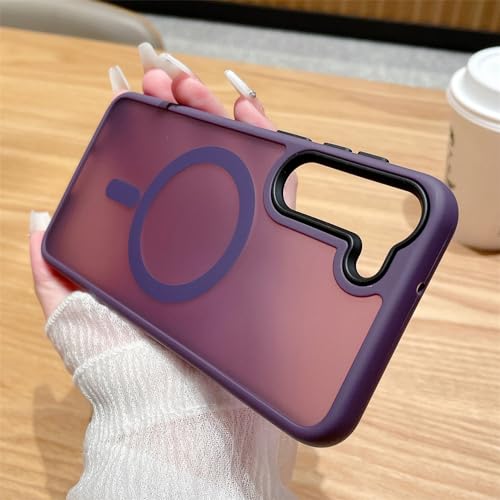 Coque magnétique Samsung S23 Ultra violette pour recharge sans fil