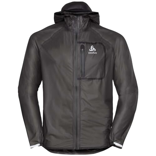 Odlo Herren Laufjacke ZEROWEIGHT DUAL DRY WATERPROOF, black, L