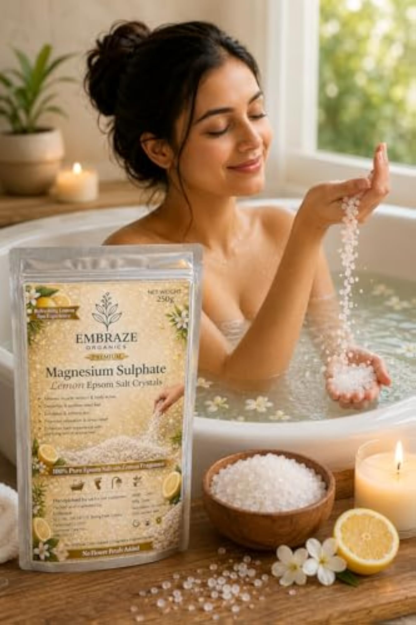 Epsom Salt Combo Pack with Lemon & Eucalyptus Fragrance
