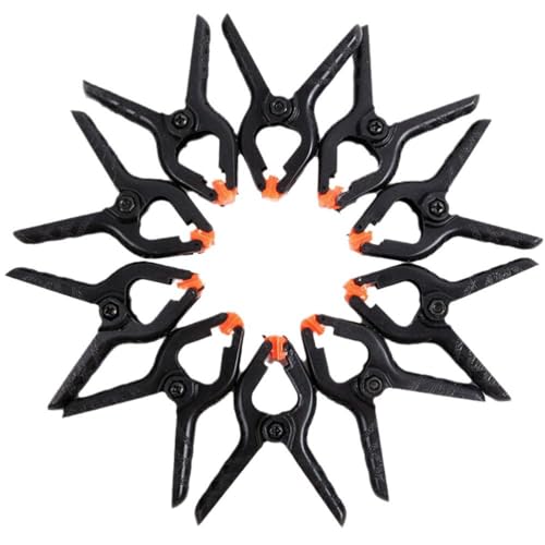 10 morsetti a molla, 4 pollici, set di morsetti in plastica ad alte prestazioni, per fai da te, lavorazione del legno, clip di sfondo per studi fotografici