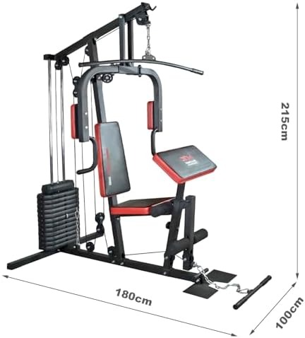 Bild 3 - Hansson Sports® Frei erweiterbar Kraftstation Multistation Fitnessstation Home Gym 65 kg Gewichten